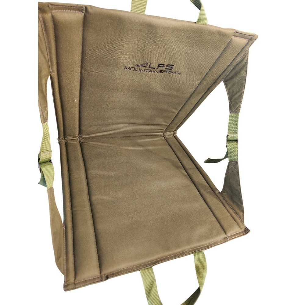 ALPS Mountaineering Weekender Stadium Seat Chair Olive Green Folding Padded Mesh